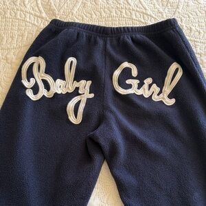 Rave Navy Blue 'Baby Girl' Pants